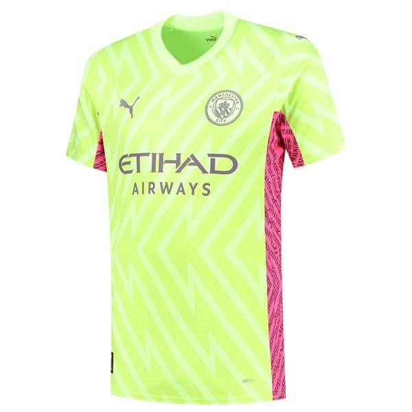 Tailandia Camiseta Manchester City 1ª Portero 2023-2024 Verde